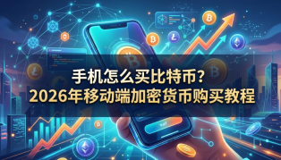 手机怎么买比特币？2026年移动端加密货币购买教程