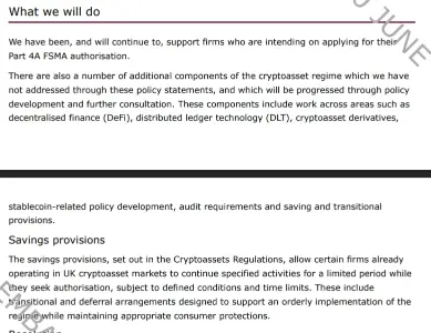 英国敲定全面的加密货币监管框架，FCA 授权截止日期为 2027 年