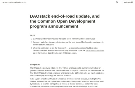 DAOstack(GEN)