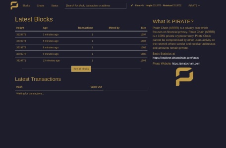 Pirate区块浏览器