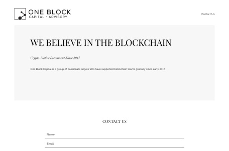 One Block Capital