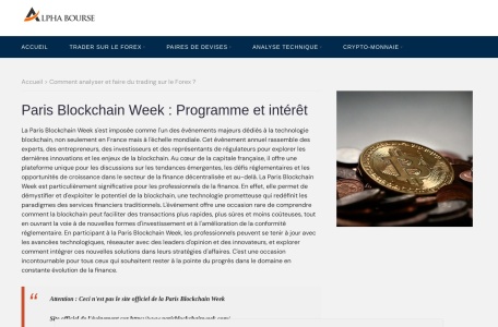 Paris Blockchain Week Summit