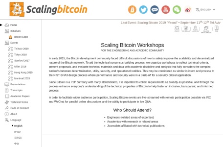 Scaling Bitcoin