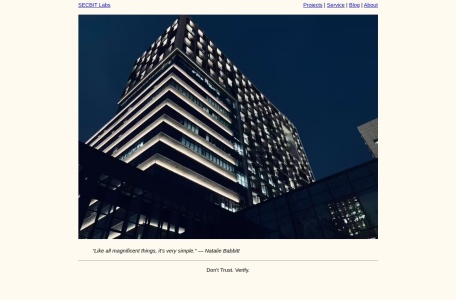 安比实验室SECBIT